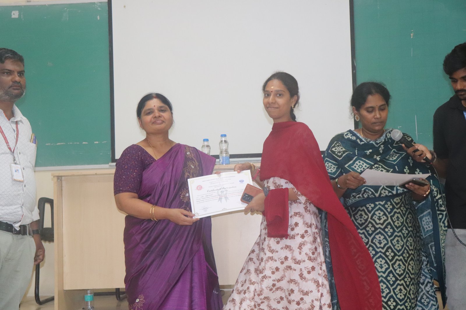 Certificate distribution at a Faculty Development Programme, July 2026