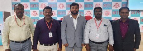Industry experts and HITS faculty at an on-campus interaction session